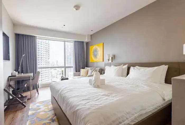 公寓 Novotel Aqua Residences Near Makati By Hamodi'scrib *